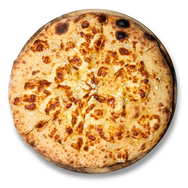 Megruli Khatchapuri — cheese-topped khatchapuri