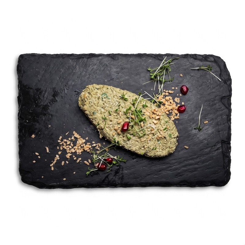 Pkhali — green beans with walnut-herb paste