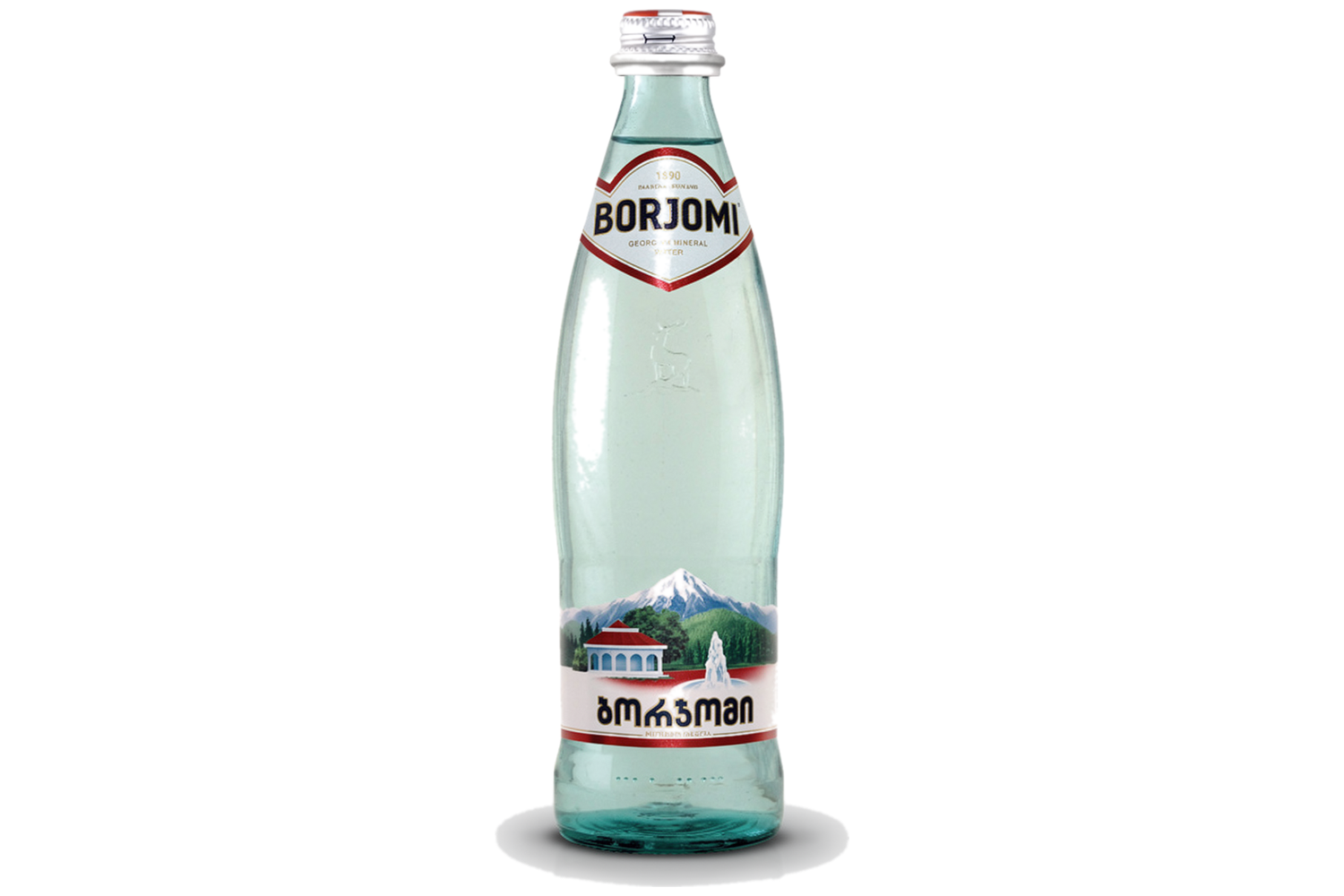 Borjomi Georgian mineral water bottle