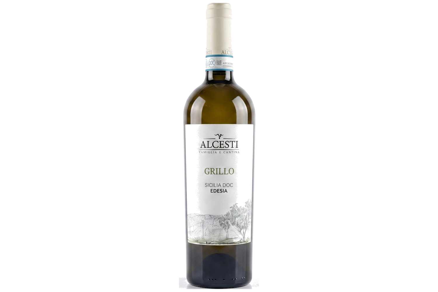 Alcesti — Grillo Edesia bottle