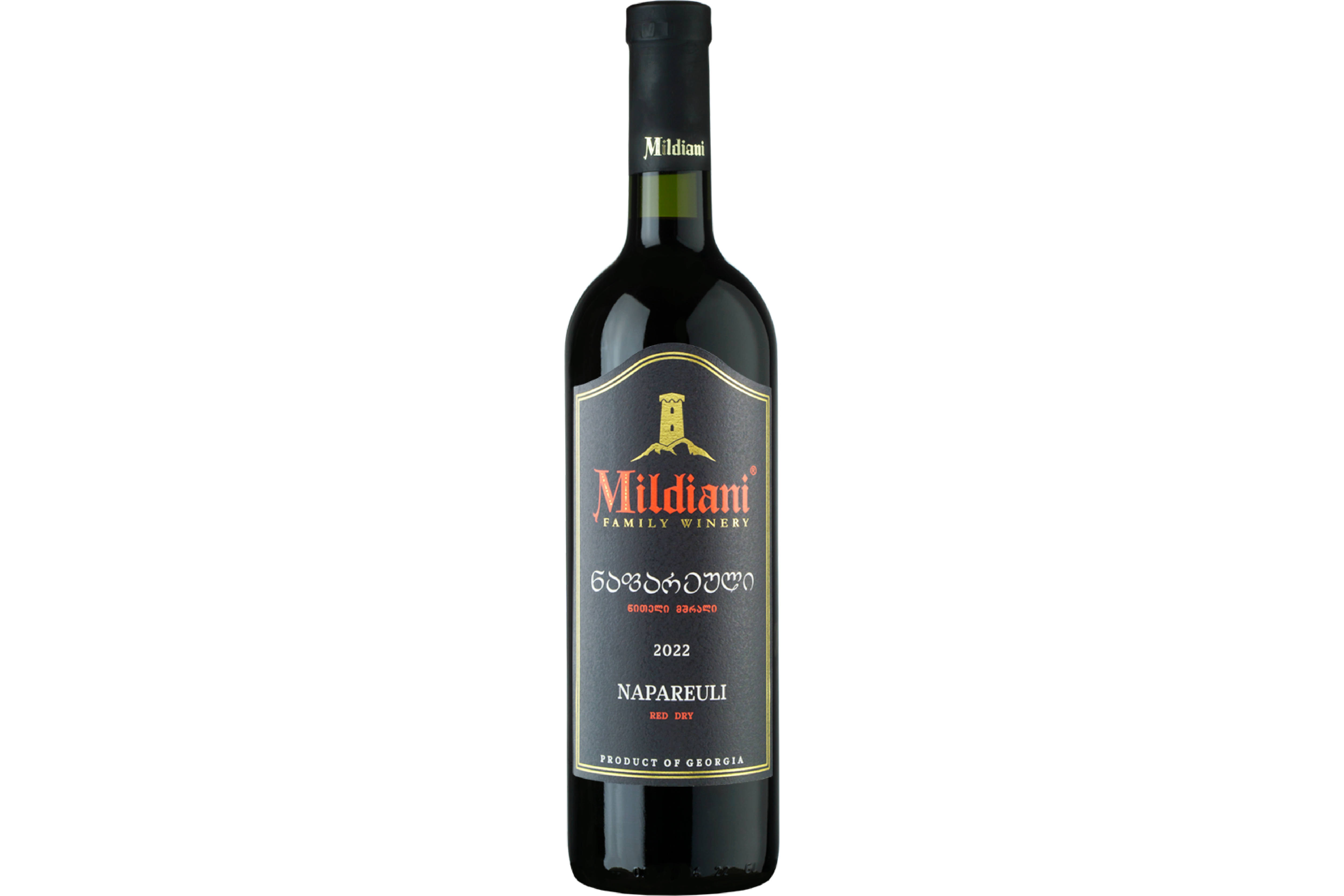 Napareuli red wine bottle