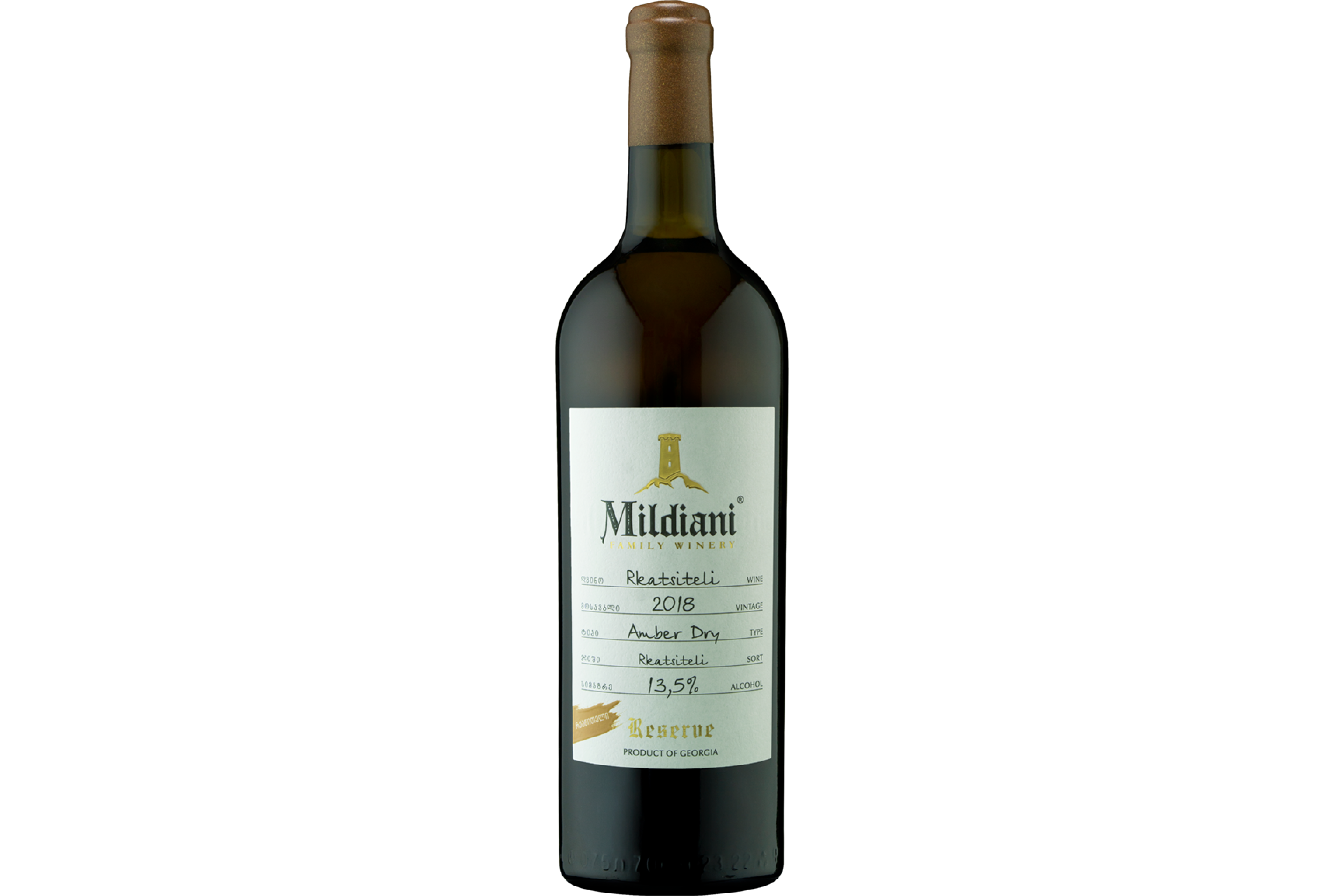 Mildiani — Rkatsiteli Qvevri Reserve bottle