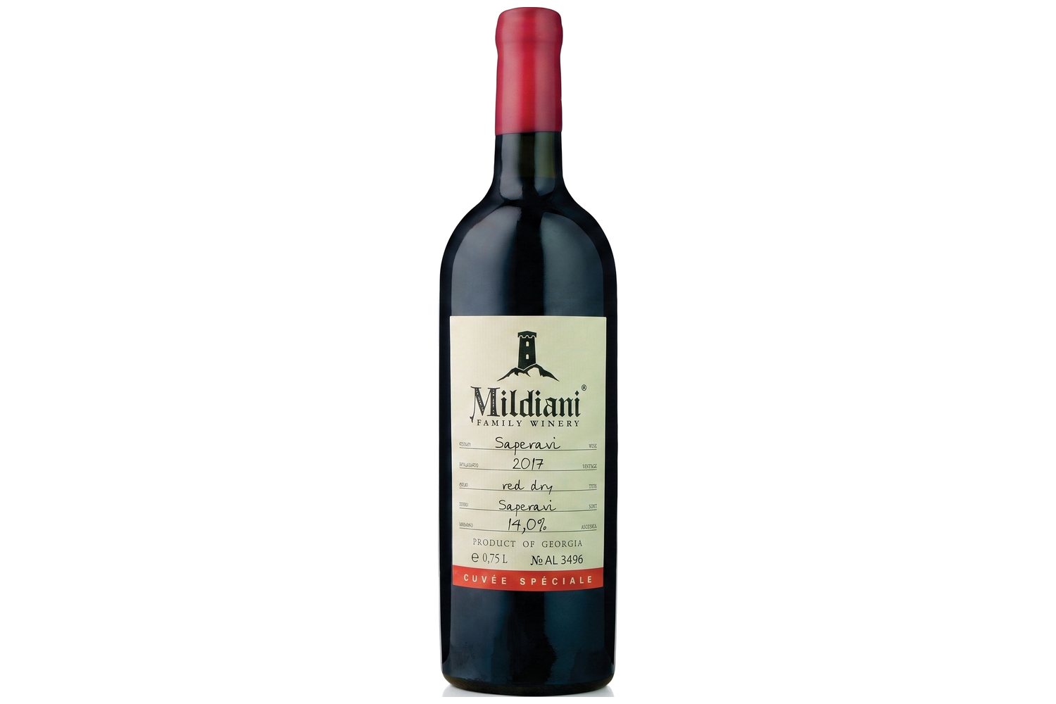 Mildiani — Saperavi Cuvée bottle