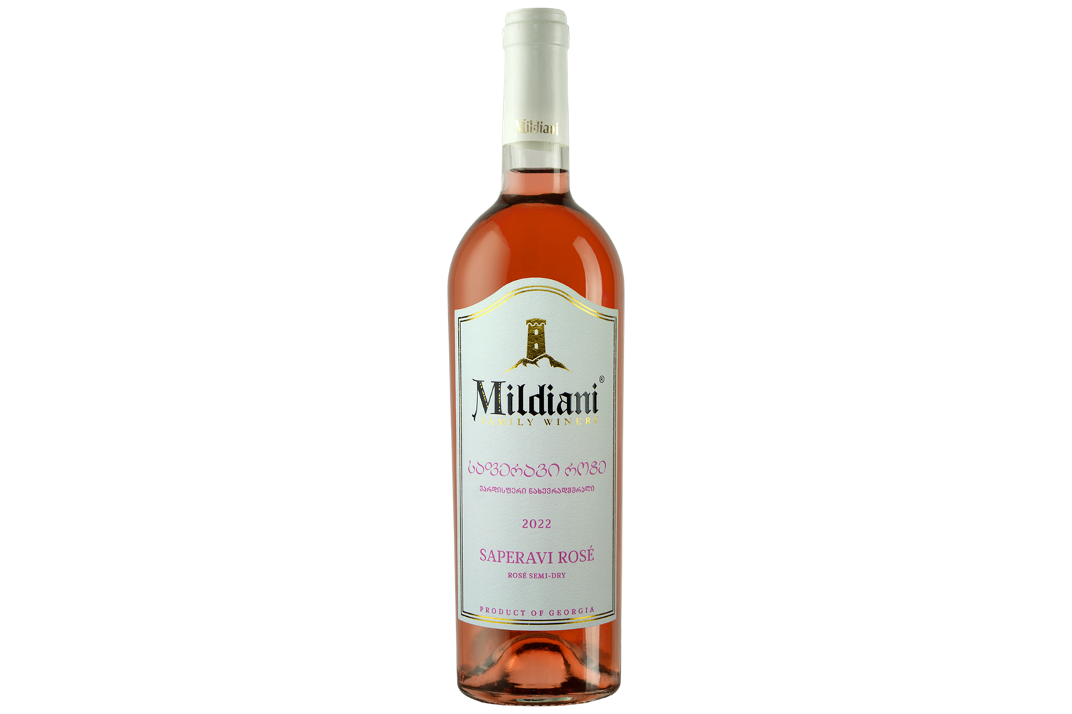 Mildiani — Saperavi Rosé bottle